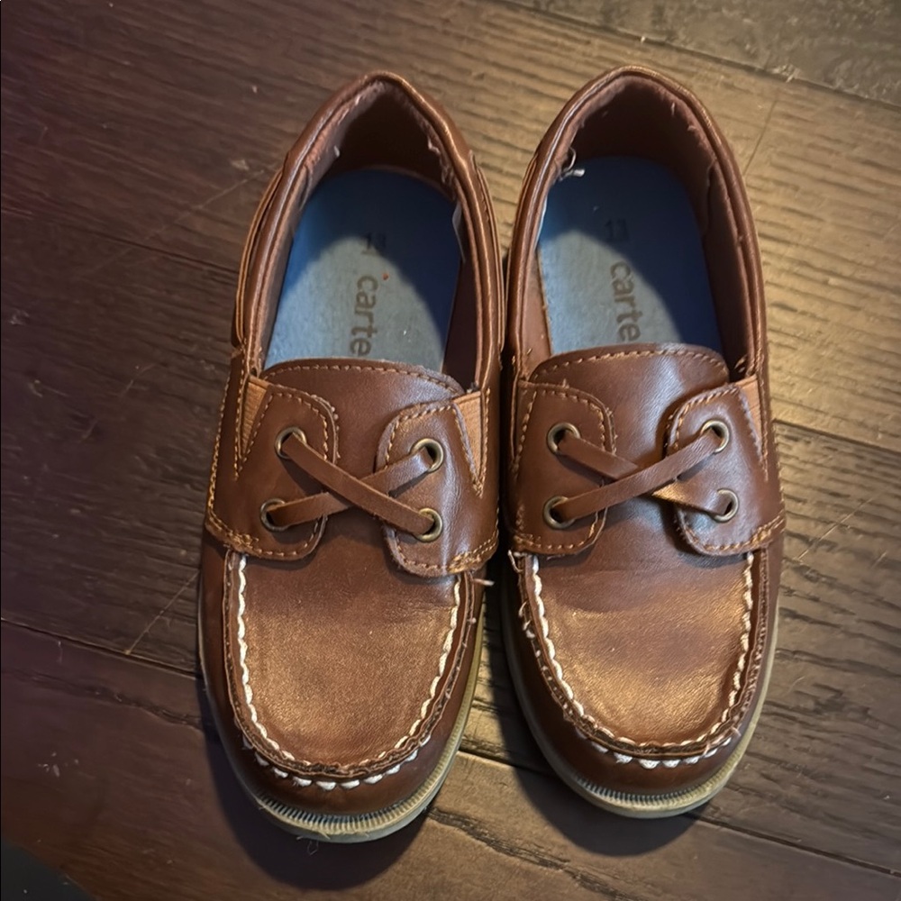 Carter's Brown Kids Boat Shoes